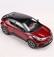 Scale Finished Model Car 1:18 for Toyota IZOA Full Door Alloy Simulation Car Delicacy Model Static Collectible Gift Display Miniature Replica Car(Red)