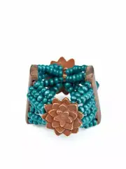 Paparazzi Tropical Sanctuary Blue Bracelet NWT