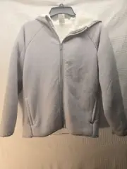 All In Motion Fleece Sherpa Jacket Size 14 Unisex Gray