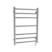 KG 7 Bars Electric Heated Towel Rack Chrome Round 700x580x112