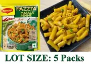 5 X PAZZTA Maggi Masala Penne Instant Pasta Delicious Italian Style 65g Pouch