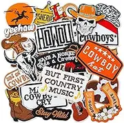 23PCS Western Iron On Patches Cowboy Embroidered Patches for Hats Jackets Backpacks Clothing