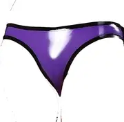 [BERMEL] Women's Latex Underpants Latex Briefs Panties Boxer Shorts Underwear G-String Thong