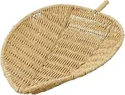 Imitation Rattan Fruit Basket Reusable Woven Holder for Kitchen Home Decorative Sundries Storage Tray Natural Style Table Decoration