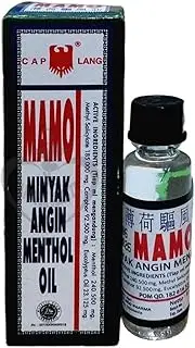 Cap Lang Minyak Angin Menthol Oil (MAMO), 5 Ml (9 Bottle)
