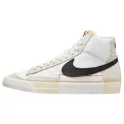 Mens Nike Blazer Mid 77 Pro Club Remastered White/ Black Athletic Shoes