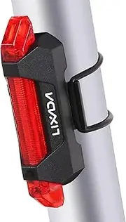 USB Rechargeable Bicycle Light Bike Tail Light Waterproof Cycling Rear Back Light Tail Rear Safety Warning Light Lamp