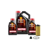 7L Motul 8100 X-MAX 0W40 WIX Filter Motor Oil Change Kit API SN For BMW Mini (for: Mini)