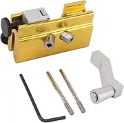 Portable Chainsaw Sharpener, Hand Cranked Chain Saw Sharpening Jig, Sharpening Tool with Aluminum Alloy and Sandsteel Material, Easy to Use for Quick Sharpening