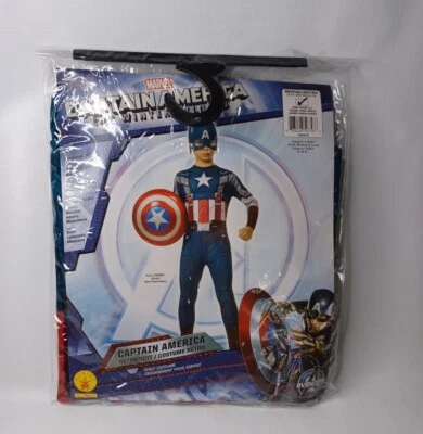Rubie's Marvel Winter Soldier Captain America Costume Halloween Boys Size M