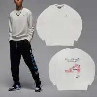 在飛比找Yahoo奇摩購物中心優惠-Nike 長袖上衣 Jordan Fleece Crew 男