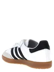 [Adidas Originals] Adidas Originals-Samba Decon Sneakers Bianco/Nero-Uomo 9UK White/Black