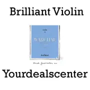 Genuine Warchal Brilliant Violin E String 4/4 Ball End