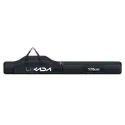 Lixada Fishing Bag Portable Folding Fishing Rod Reel Bag Fishing Pole Gear Tackle Tool Carry black 170cm