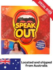 Speak Out Board Game Mouthpiece Challenge Kids Family Fun Game Challenge