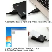 CAC Card Reader Smart USB Access Control System With LED Buzzer For Home Office