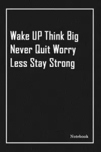 在飛比找博客來優惠-Wake UP Think Big Never Quit W