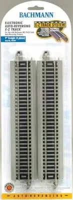 Bachmann Reversing System E-Z Track 9" Straight Nickel Silver Rail HO/On30