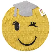 2017 Graduation Emoticon Pinata 16" Graduation Party Favor
