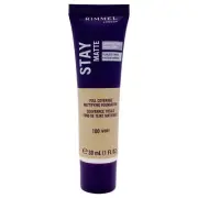 Stay Matte Lightweight Mousse Foundation - 100 Ivory by Rimmel London for Wom...