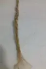 2 handmade dread 100% human hair dreadlocks about 16" light blonde