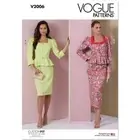 NEW Vogue V2006 Misses' Two Piece Dress Pattern By Spotlight