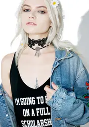 Wilted Flora Lace Choker