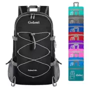 Hiking Backpack Bag,40L Ultra Lightweight Packable Backpack,Water Black