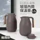 【Quasi】朵拉玻璃內膽真空保溫壺1.5L 棕