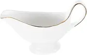 ABOOFAN Ceramic Creamer Pitcher Gravy Sauce Boat Kitchen Gravy Sauce Container
