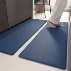 Color&Geometry 2 Piece Kitchen Rug Set - Cushioned Anti Fatigue Kitchen Mat, ...