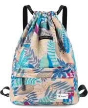Waterproof Drawstring Bag, Gym Bag Sackpack Sports Backpack for Men