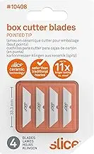 Slice Pointed Ceramic Box Cutter Blades (Pack of 4)