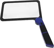 HEATSHAKING Handheld LED Magnifying for Seniors LED Illuminated Reading Magnifier for Books Crafts and Close Up Work Reliable Foldable Design for Easy Use