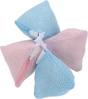 SOESFOUFU 4pcs Mini Mesh Laundry Bag Washing Bags for Underwear Socks and Optimal Rinsing Washing Machine for Travel and Storage