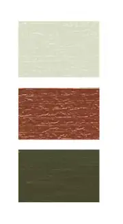 Ottosson Färgmakeri - Light Green Houses - Linseed Oil Paint Set (Sample Size)