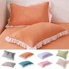 Pillow Slip Detachable Decorative Smooth Surface Pillowcase Comfortable Touch