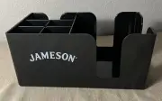 JAMESON IRISH WHISKEY HEAVY BLACK ACRYLIC NAPKIN & STRAW HOLDER BAR CADDY *NEW*