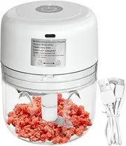 Electric Garlic Chopper | Detachable Garlic Masher Electric Garlic Mincer,250ml Garlic Crusher Garlic Mincer Tool for Garlic Ginger Pepper Onion