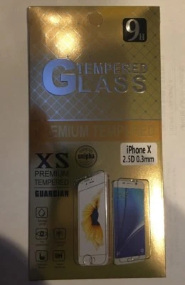Real Premium Tempered Glass iPhone X Screen Protector, Film, Apple iPhone 10,New
