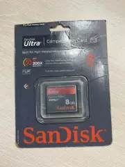 New SanDisk Ultra 8GB CF CompactFlash Memory Card Sealed 30MB/s Camera Storage