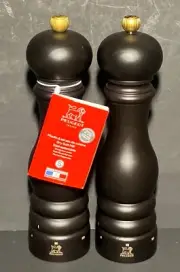 Peugeot Paris u'Select 9” Salt & Pepper Grinder Mill Set Wooden Chocolate *NEW*