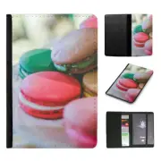 PASSPORT ITINERARY ORGANIZER|SWEET COLORFUL MACARON BISCUIT #1