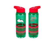 South Sydney Rabbitohs NRL Tritan Drink Bottle with Wrist Bands