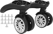 Baxnore 1 Pair PP PET Luggage Wheel, Lightweight Suitcase Wheel, Universal Luggage Replacement Wheel, Universal Suitcase Replacement Wheel for Suitcase