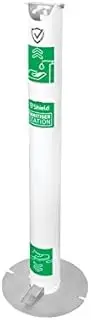 Shield Sanitiser Station Foot Operated Aluminium
