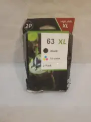 Compatible 63XL Ink Cartridge Replacement for HP OfficeJet 3830 4650 4655...