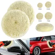 Wool Polishing Pads 3"5"6"7" Buffing Pad Hook & Loop For Cutting & Polishing