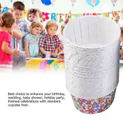 (3)100PCS Mini Cupcake Liners Paper Round Cake Baking Cups Muffin Cases