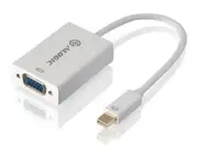 Alogic 15cm Mini DisplayPort Male to VGA Female Adapter White